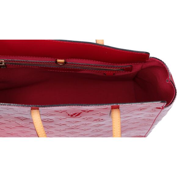 Louis Vuitton Catalina NS Monogram Vernis Tote Bag M90013 Rose Indian - Picture 6 of 9